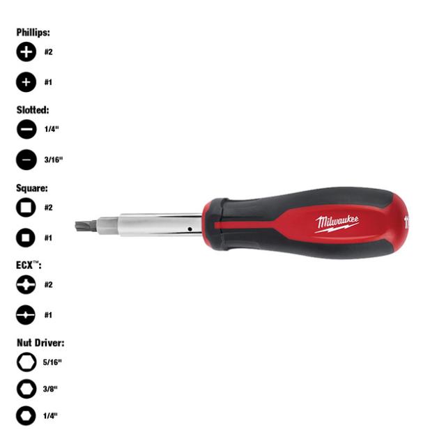Milwaukee 11in1 Screwdriver ECX