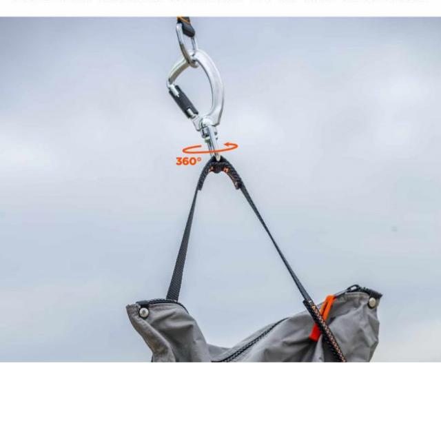 Ergodyne 100 lb Arsenal Nylon Hoist Bucket Tool Bag with Swiveling