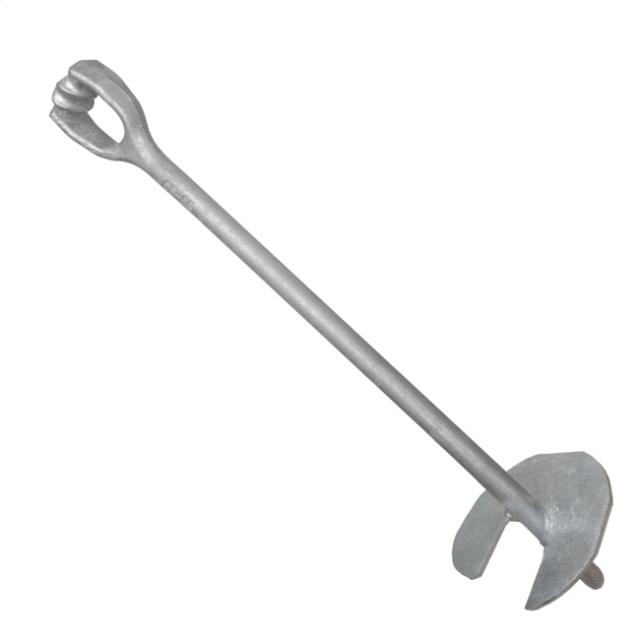 Galvanized Steel Earth Ground Screw Anchor