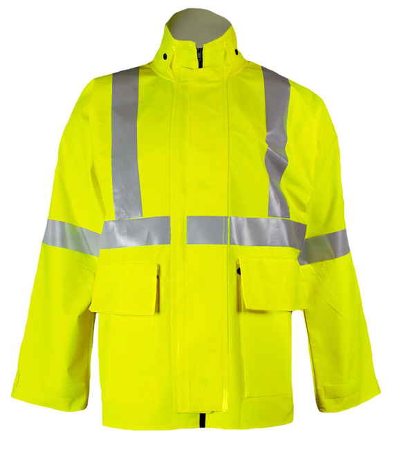 National Safety Apparel FR Contractor Rainwear Jacket Type R Class 3