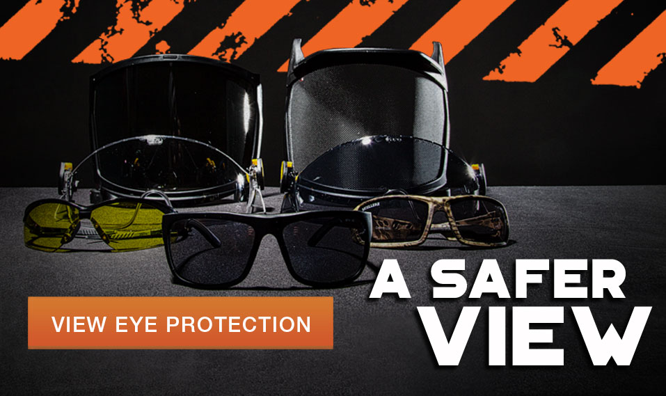 Eye protection at Columbia Safety and Supply