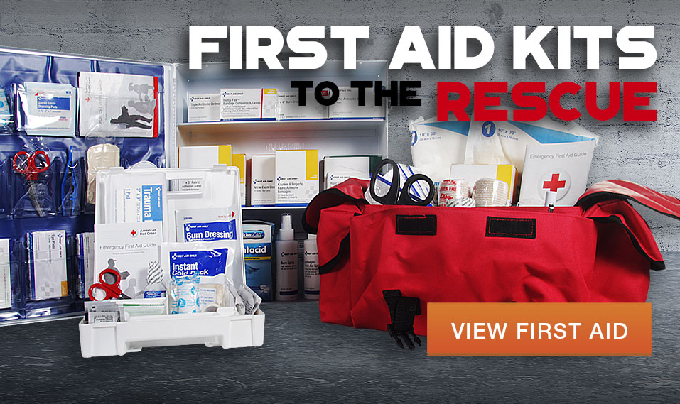 First Aid and emergency gear at Columbia Safety and Supply