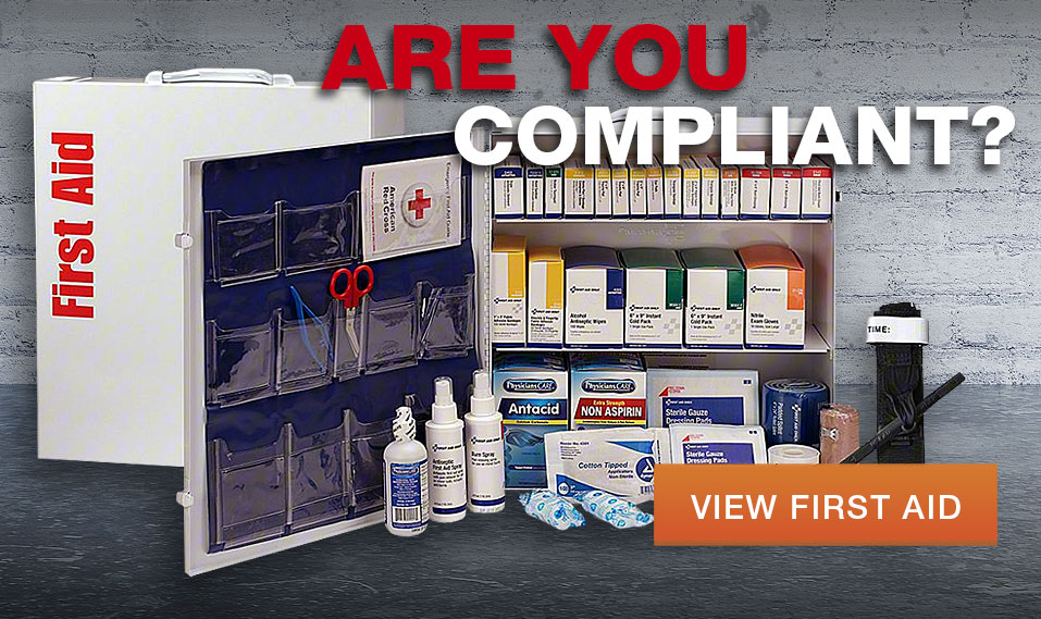 ANSI 2021 compliant first aid kits at Columbia Safety and Supply
