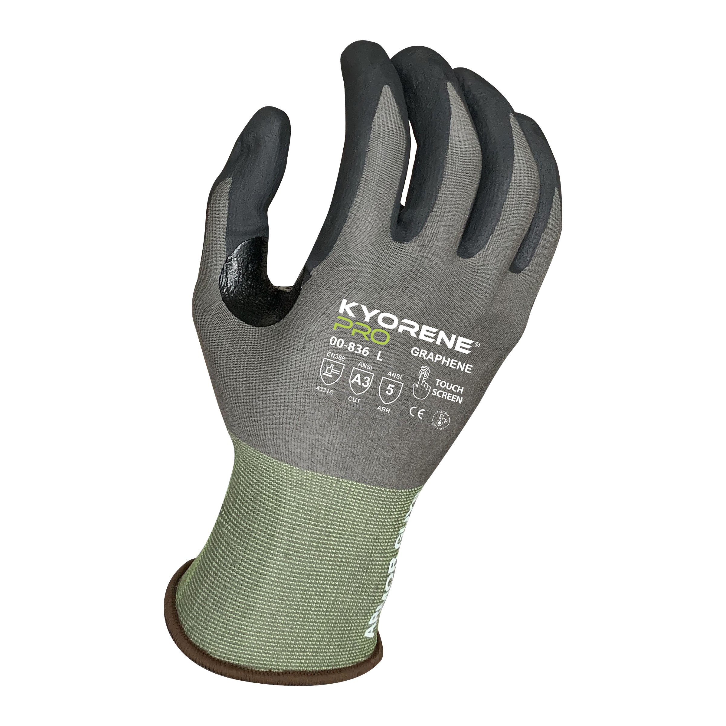 Armor Guys 00-836 Kyorene Pro A3 Cut 18 Gauge Touchscreen Glove  from Columbia Safety