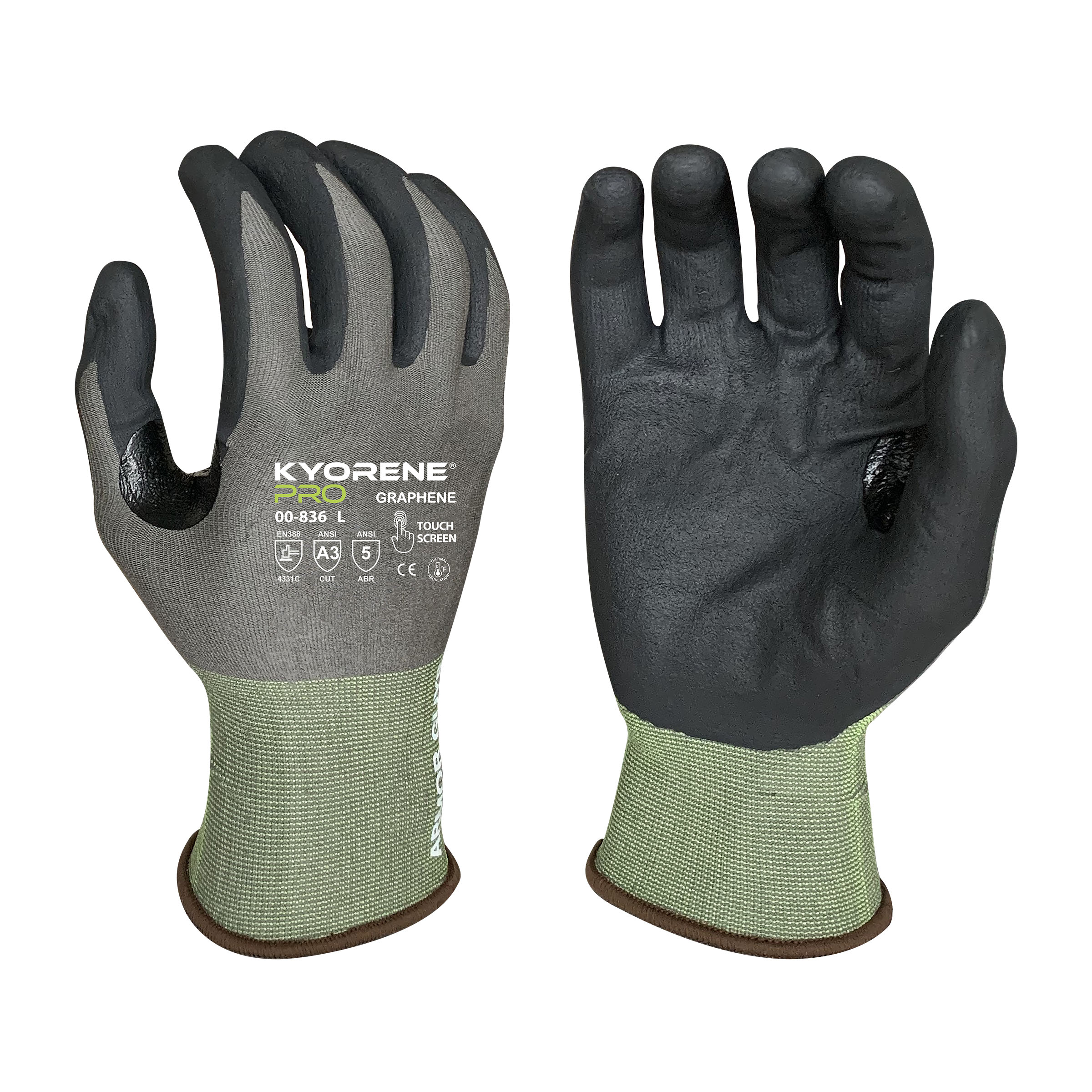 Armor Guys 00-836 Kyorene Pro A3 Cut 18 Gauge Touchscreen Glove  from Columbia Safety