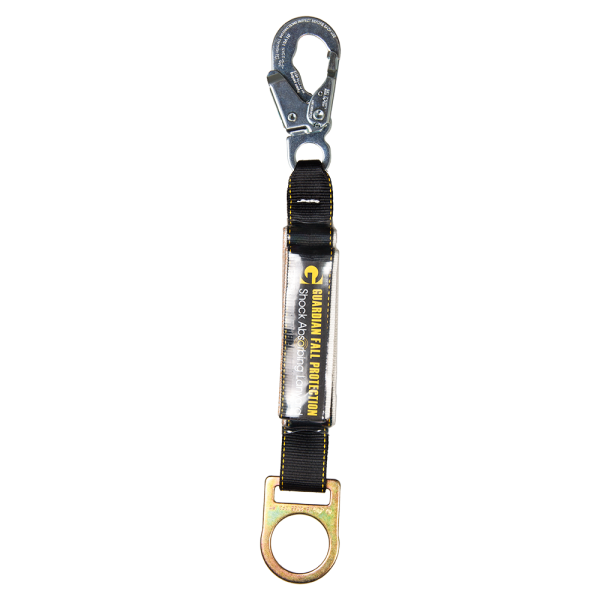 Guardian Shock Absorbing Extension Lanyard with Snap Hook from Columbia Safety