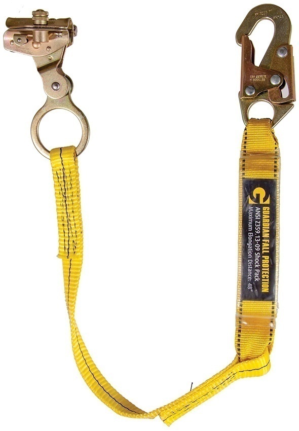 Guardian Fall Protection Rope Grab with Lanyard from Columbia Safety