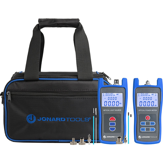 Fiber Power Meter & Optical Light Source Kit (-50 to +26 dBm, single-mode) from Columbia Safety