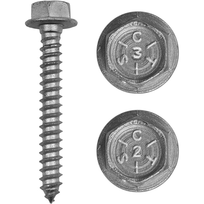 Dish Approved Lag Screw with Washer Head from Columbia Safety