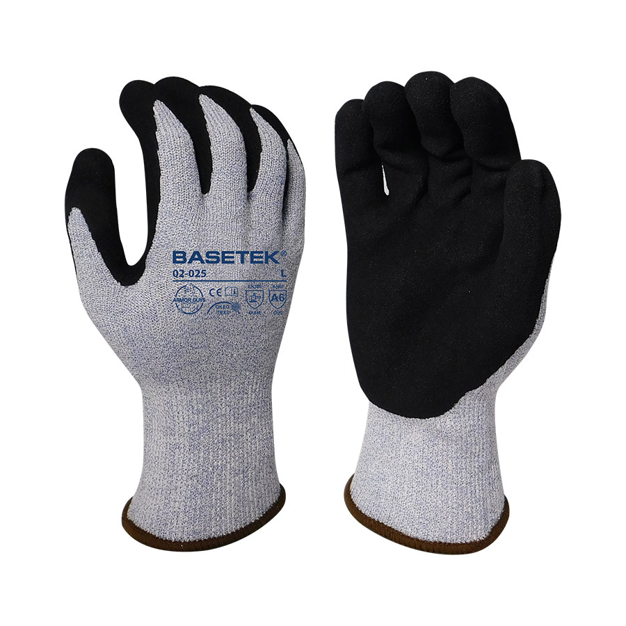 Armor Guys Basetek Poly Coated Palm A6 Cut Level Gloves from Columbia Safety