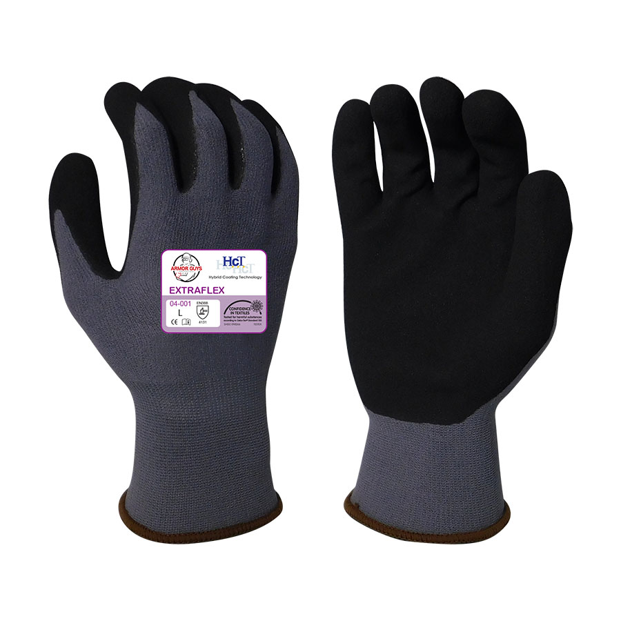 Armor Guys Extraflex 15G MicroFoam Nitrile Palm Gray Gloves from Columbia Safety