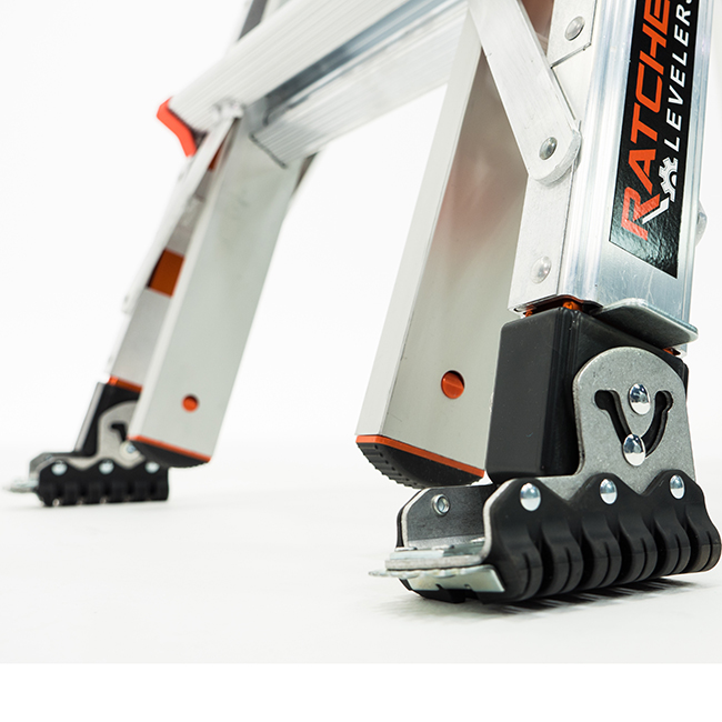 Little Giant Ladders REX Aluminum Extendable Ladder with Ratchet Levelers from Columbia Safety