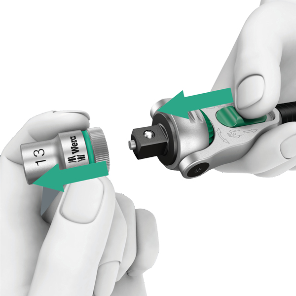 Wera Tools 8100 SA 2 Zyklop 1/4 Inch Drive Speed Ratchet Metric Set from Columbia Safety