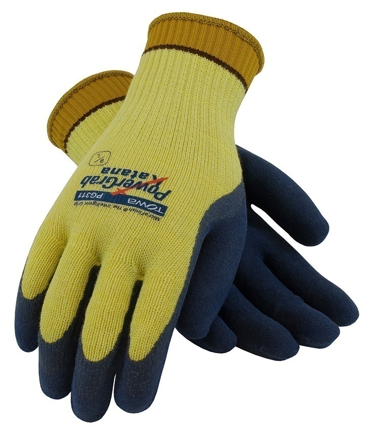 PIP PowerGrab Katana Steel Glove with Latex Coated MicroFinish Grip on Palm & Fingers (Dozen) from Columbia Safety