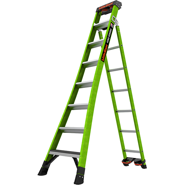 Little Giant Ladders King Combo Fiberglass Ladders from Columbia Safety