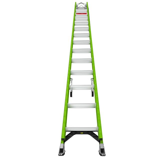 Little Giant Ladders Hyperlite Fiberglass Extension Ladders with Cable Hooks from Columbia Safety