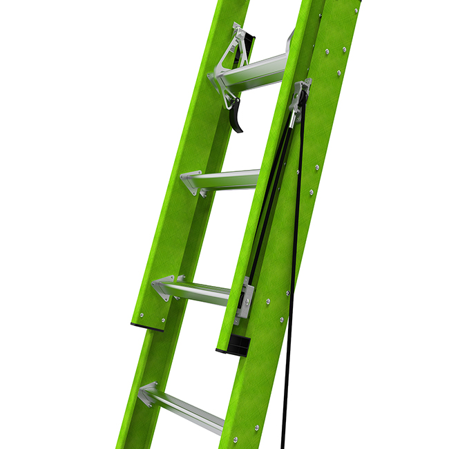 Little Giant Ladders Hyperlite Fiberglass Extension Ladders with Cable Hooks from Columbia Safety