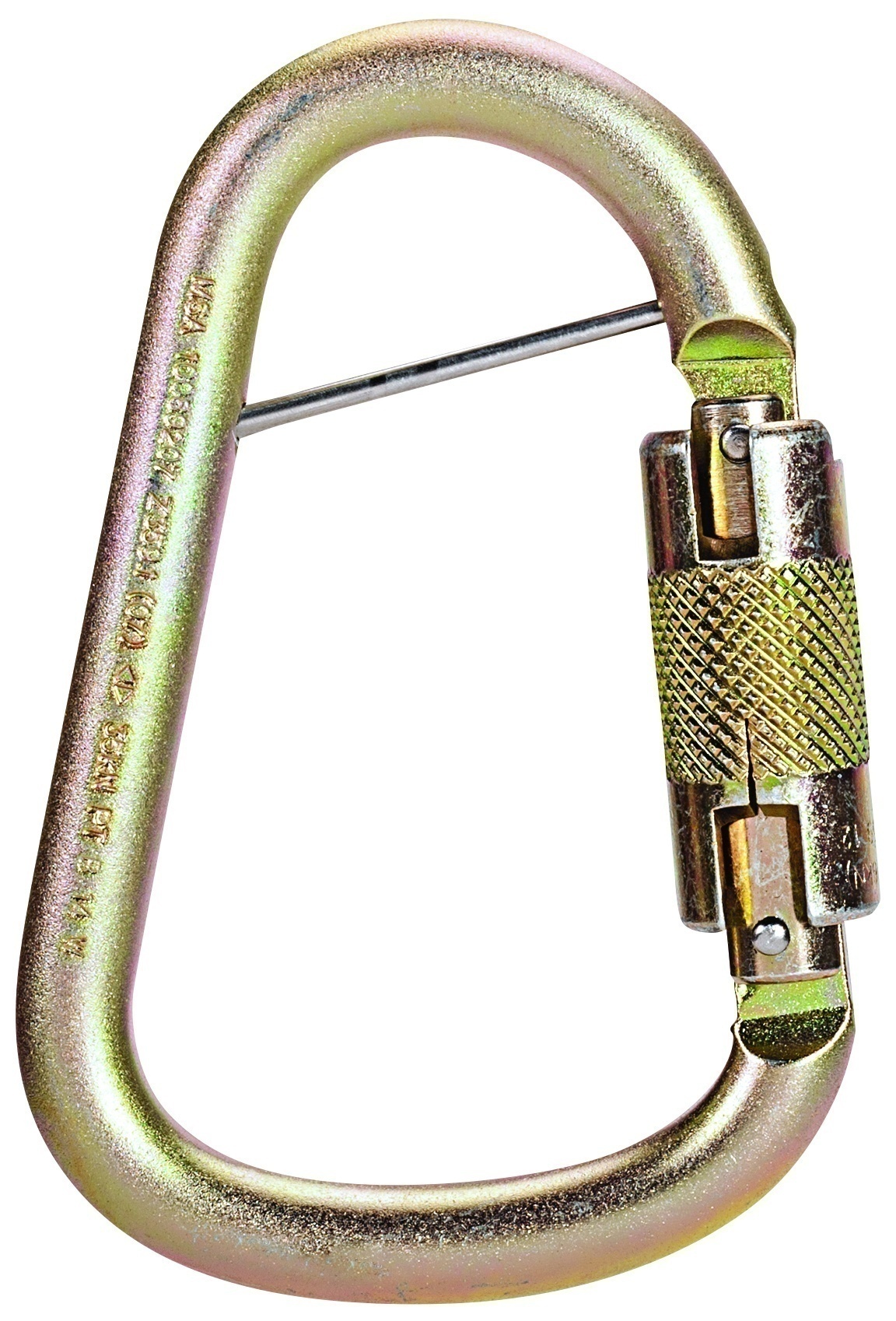 MSA Auto-Locking 1 Inch Steel Carabiner from Columbia Safety