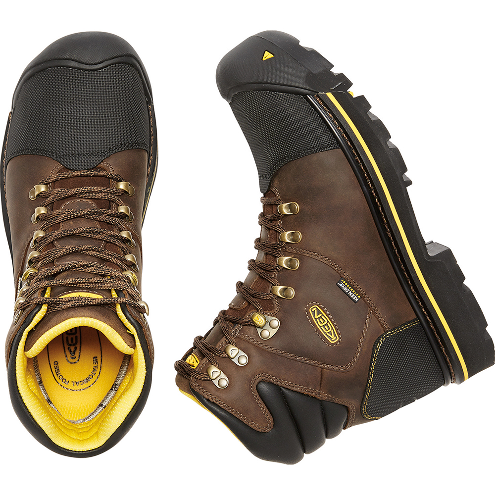 Keen Men's Milwaukee Waterproof Steel Toe Work Boots from Columbia Safety