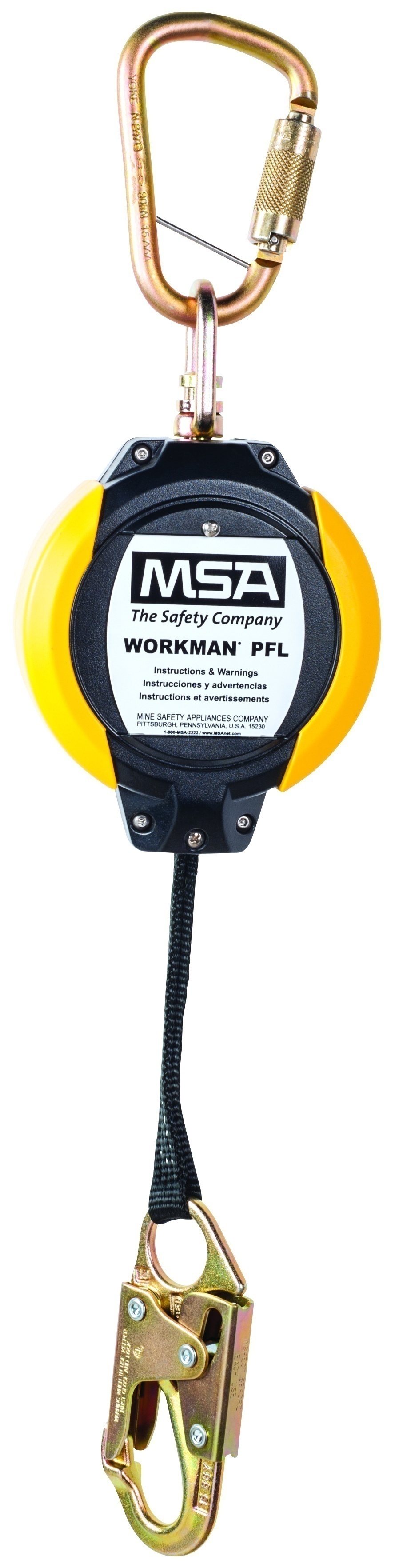 MSA Workman 12 FT Web Personal Fall Limiter from Columbia Safety