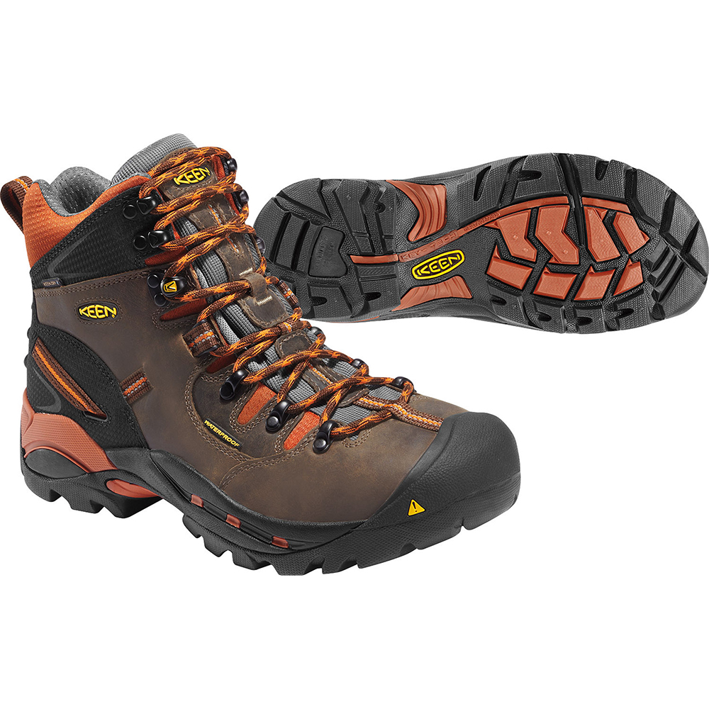 Keen Men's Pittsburgh 6 Inch Waterproof Boot (Soft Toe) from Columbia Safety