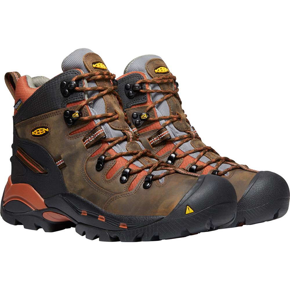 Keen Men's Pittsburgh 6 Inch Waterproof Boot (Soft Toe) from Columbia Safety