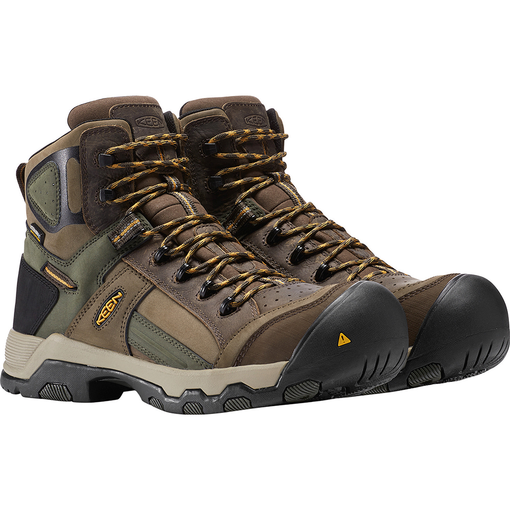 Keen Men's Davenport AL Waterproof Mid with Composite Toe from Columbia Safety