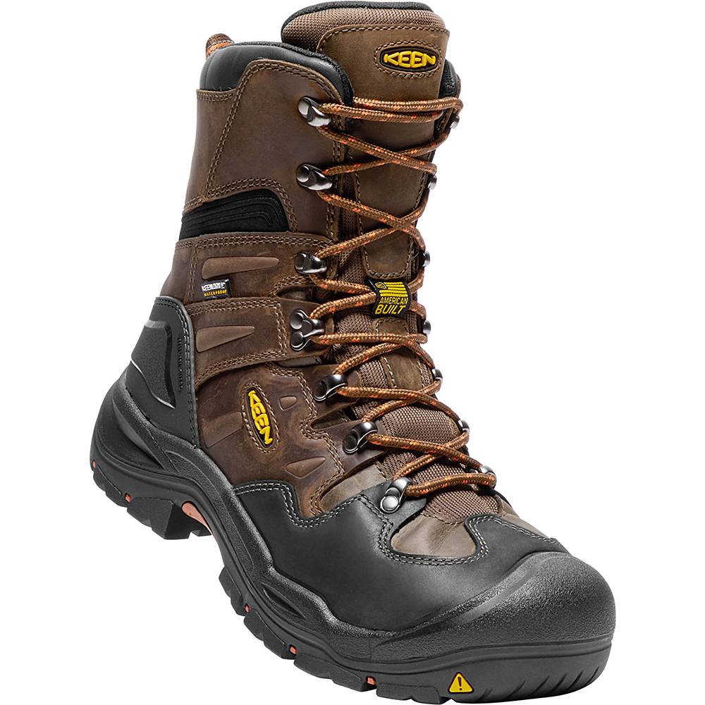 Keen Men's Coburg 8 Inch Waterproof Boot with Steel Toe from Columbia Safety