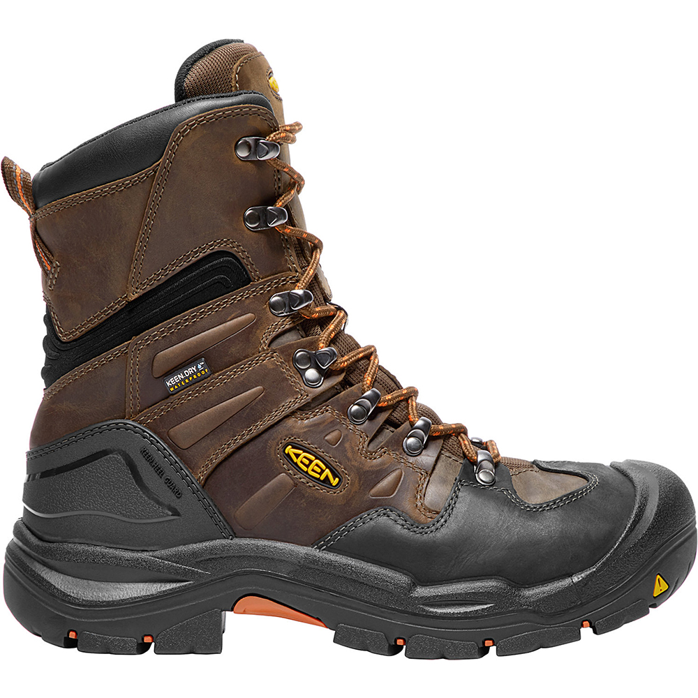 Keen Men's Coburg 8 Inch Waterproof Boot with Steel Toe from Columbia Safety