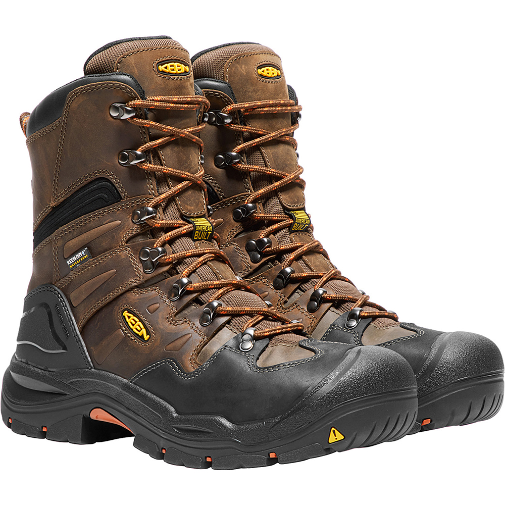 Keen Men's Coburg 8 Inch Waterproof Boot with Steel Toe from Columbia Safety