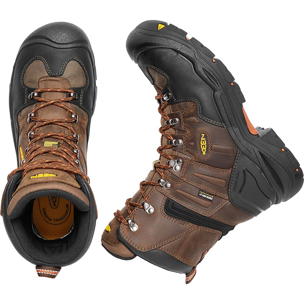 Keen Men's Coburg 8 Inch Waterproof Boot with Steel Toe from Columbia Safety