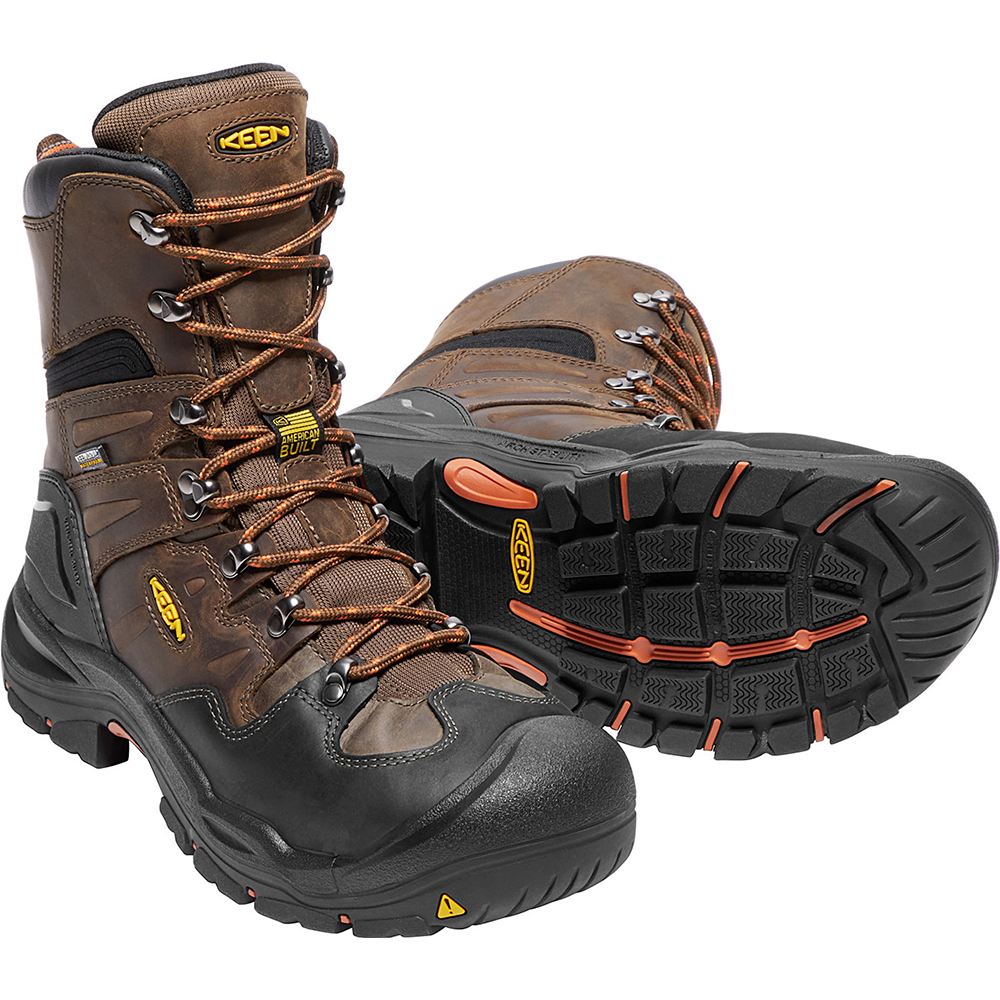 Keen Men's Coburg 8 Inch Waterproof Boot with Steel Toe from Columbia Safety