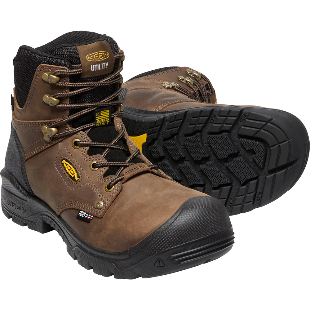 Keen Men's Independence 6 Inch Waterproof Boots from Columbia Safety