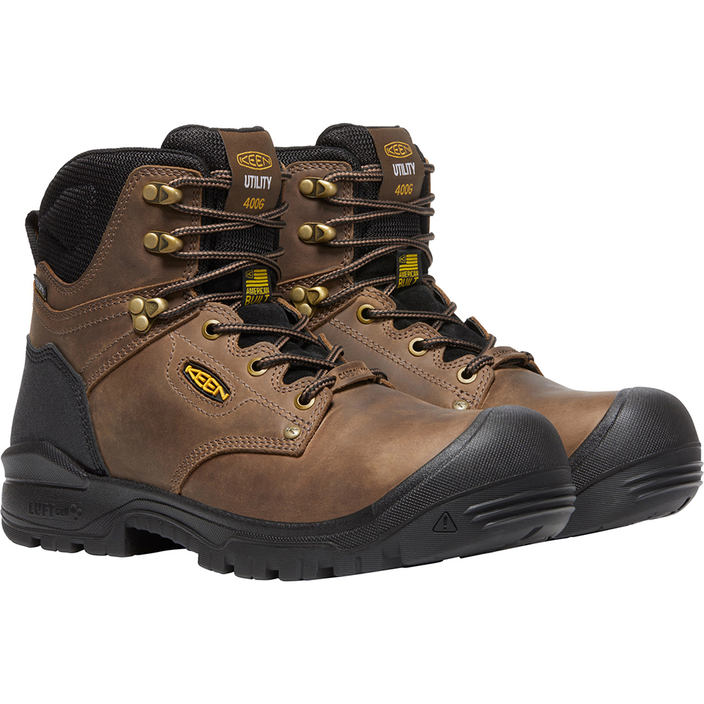 Keen Men's Independence 6 Inch Insulated Waterproof Boots from Columbia Safety