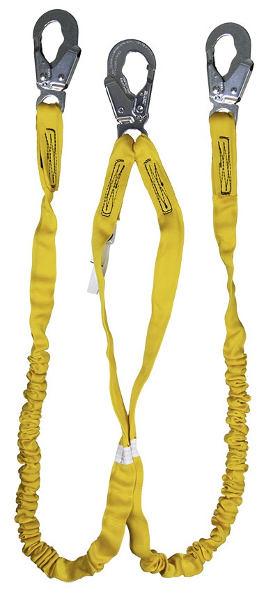 Guardian 11202 Internal Shock Double Leg Lanyard with Snap Hooks from Columbia Safety