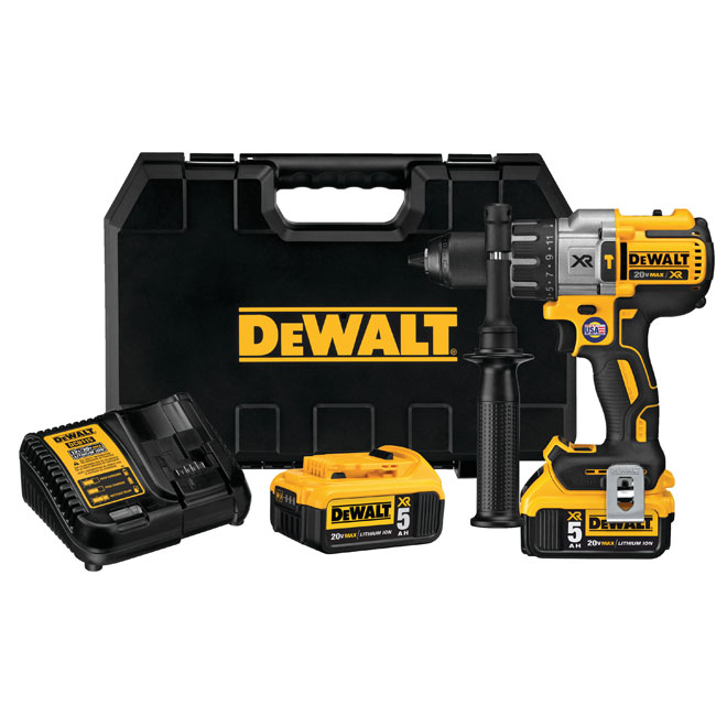 DeWALT 20V Max XR Brushless Cordless Hammer Drill/Driver Kit from Columbia Safety