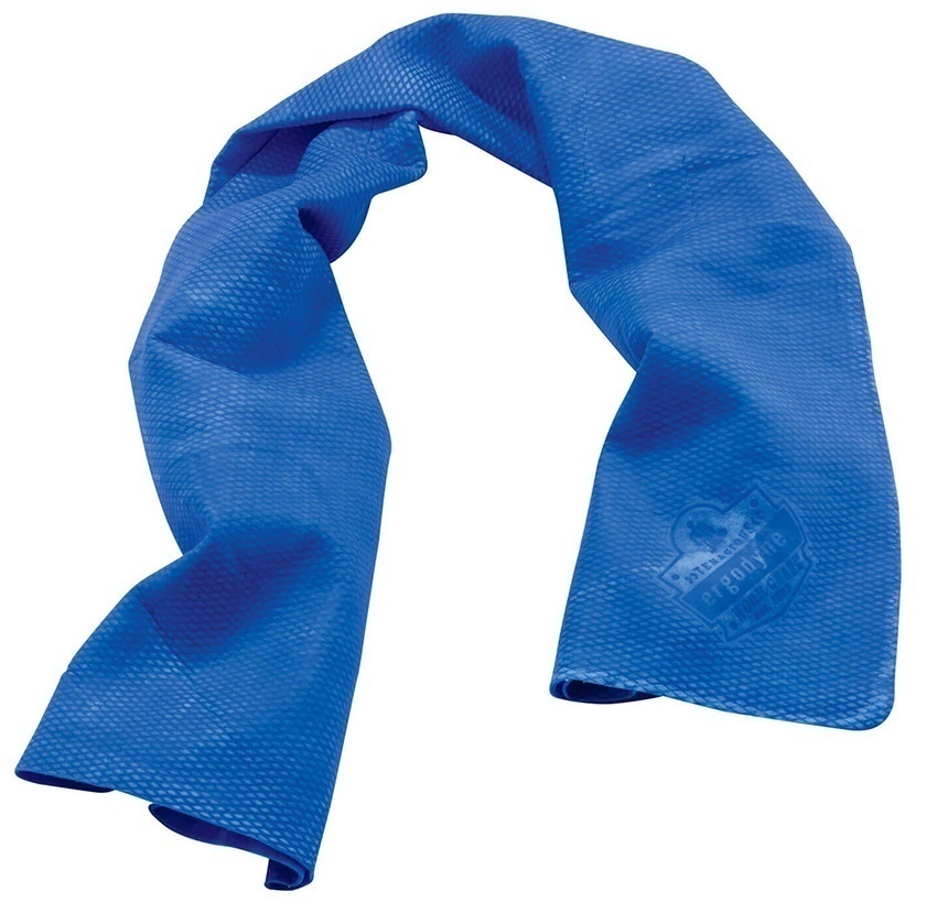 Ergodyne 6602 Chill-Its Blue Evaporative Cooling Towel - 50 Pack from Columbia Safety