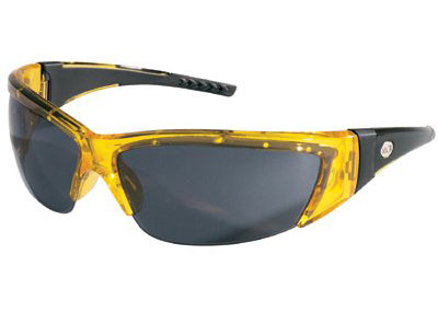 FF232 ForceFlex 2, Translucent Yellow, Black Rubber, Gray Lens from Columbia Safety
