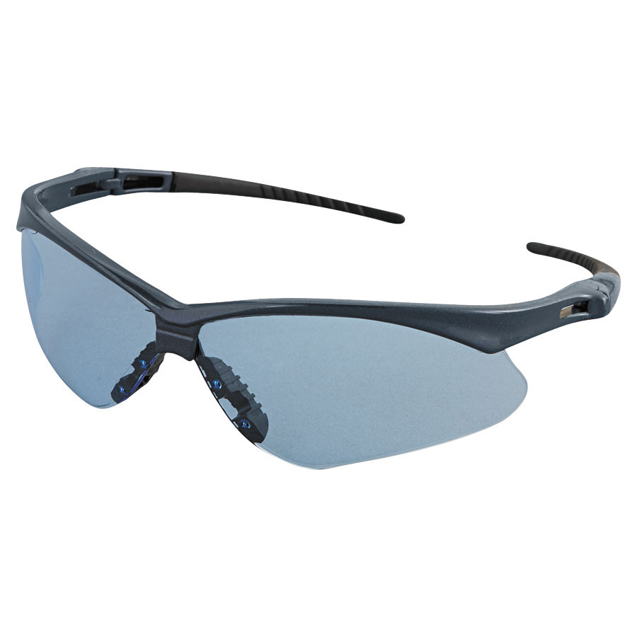 Jackson Safety Nemesis Blue Safety Glasses with Light Blue Lens from Columbia Safety
