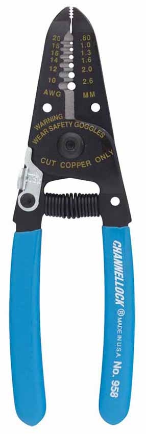 Channellock 6 Inch Wire Strippers from Columbia Safety