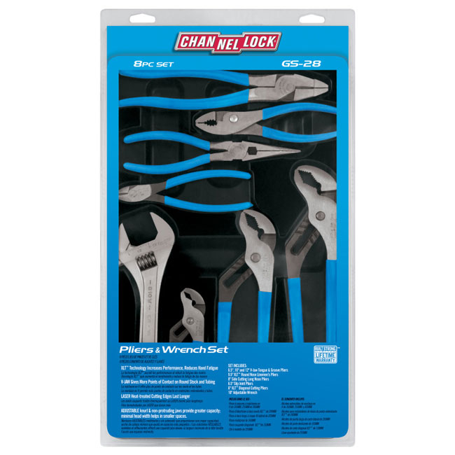 Channellock GS-28 8 Piece Pliers Set from Columbia Safety