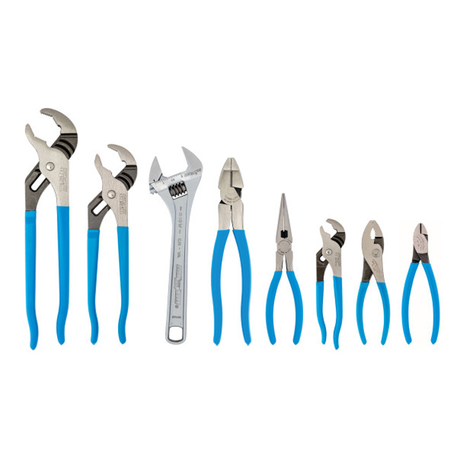 Channellock GS-28 8 Piece Pliers Set from Columbia Safety