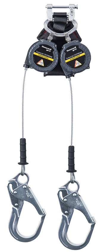 Miller MFLEC2-12/9FT TurboLite Edge Twin Leg PFL with Aluminum Rebar Hooks from Columbia Safety