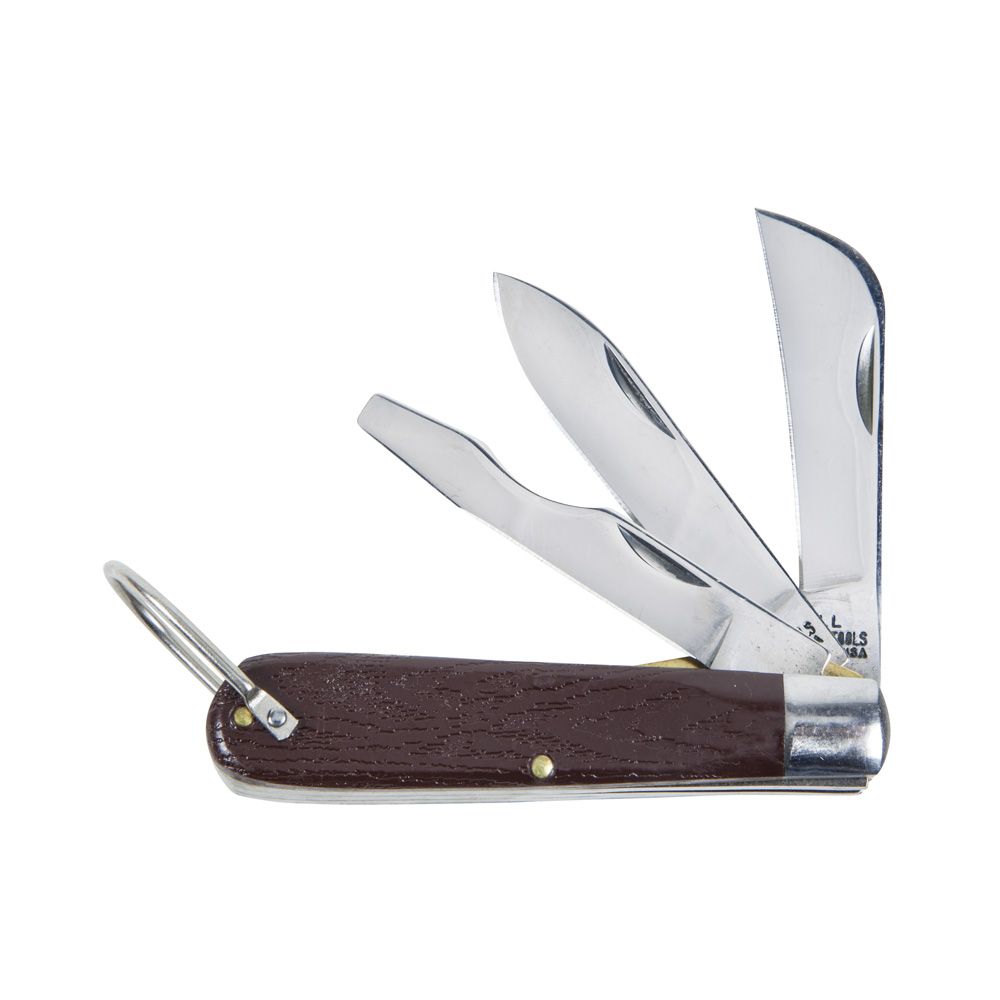 Klein Tools 3 Blade Pocket Knife from Columbia Safety
