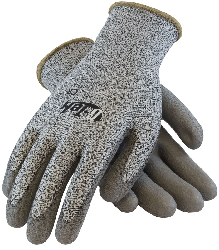G-Tek PolyKor Poly Coated A3 Cut Level Gloves from Columbia Safety