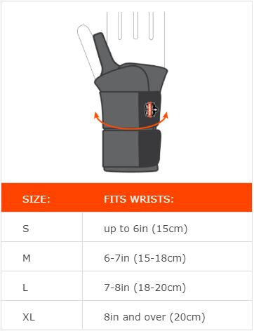 Ergodyne ProFlex 670 Ambidextrous Single Strap Wrist Support from Columbia Safety