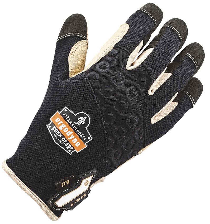 Ergodyne ProFlex 710LTR Heavy-Duty Leather-Reinforced Gloves from Columbia Safety