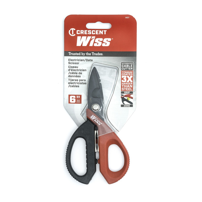 Crescent Titanium Blade Electrician Scissors from Columbia Safety