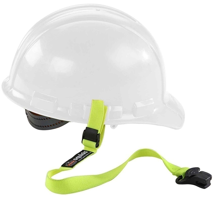 Ergodyne 3155 Squids Elastic Hard Hat Lanyard with Clamp from Columbia Safety