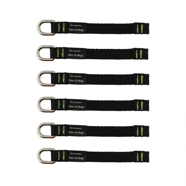 Ergodyne Squids 3700 Web Tool Tails - 6 Pack-Variety Pack from Columbia Safety